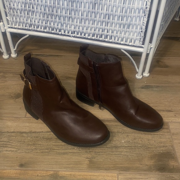 Top Moda Zip Up Ankle Booties Size 9 - Picture 2 of 10